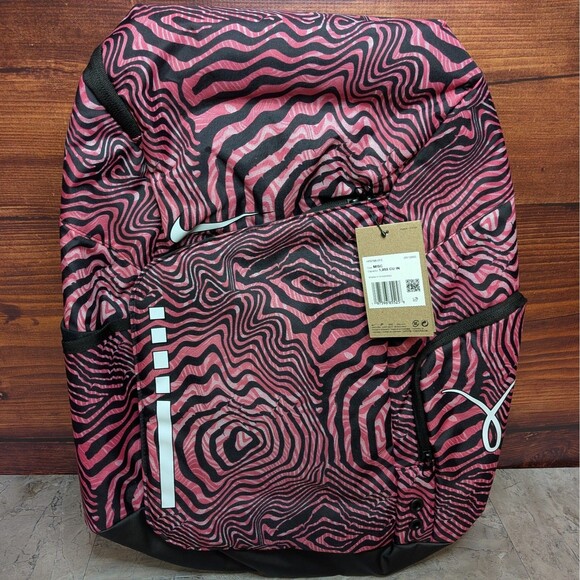 Nike Hoops Elite Kay Yow Pinksicle Pink Black 32L Basketball Backpack HF6798-010 - Picture 1 of 9